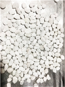 White Stones White Pebble Decorative Rock