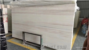 Eurasian White Wood Marble Slabs Eurasian White Marble Tiles