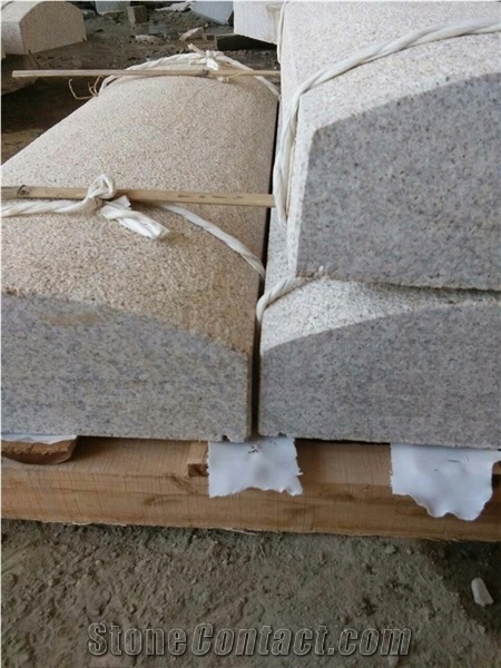G682 Gold Granite Wall Capping Wall Copping Stones, Wall Parapet