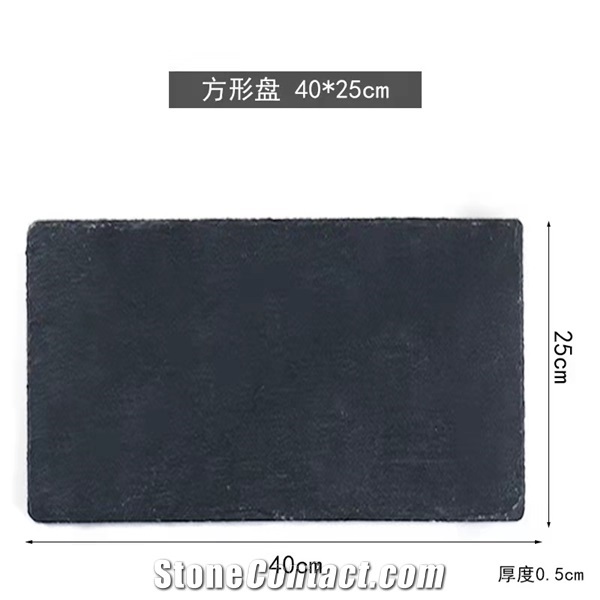 Natural Steak Stone Tray Cooking Stone Cutting Board