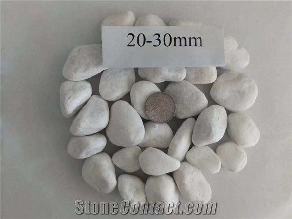 White Crushed Chip Gravels Aggregates