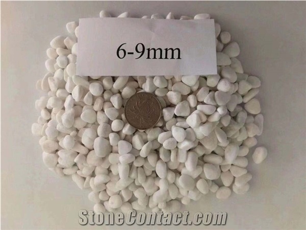 White Crushed Chip Gravels Aggregates