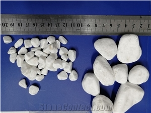 White Crushed Chip Gravels Aggregates