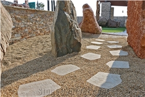 Passo Giapponese Barge Stone Gres Sintered Stone Garden Stepping Stone