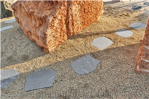 Passo Giapponese Grigioni Sintered Stone Garden Stepping Stone