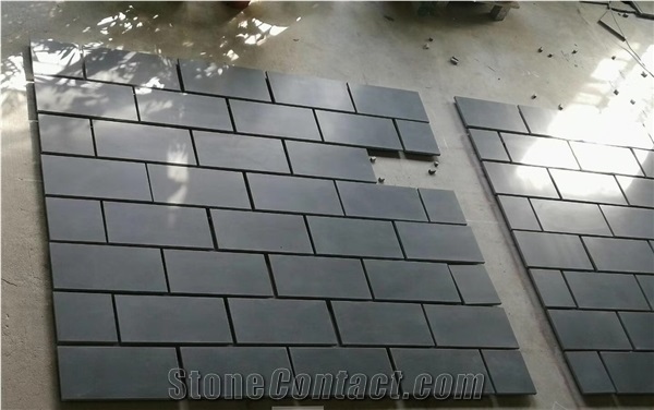 Andesite Grey Tiles Basalt Paving Stone Application