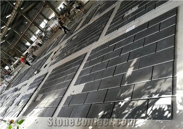 Andesite Grey Tiles Basalt Paving Stone Application