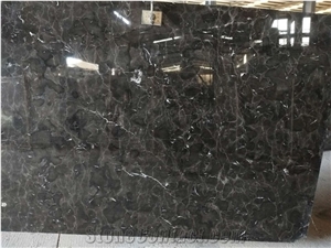 Chinese Brown Dark Golden Emperador Marble Slabs Floor Wall