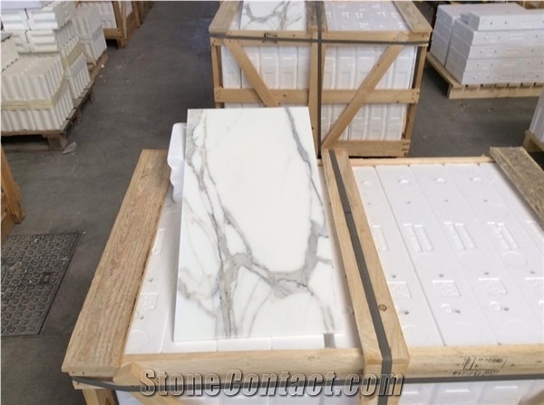 Calacatta Wow Marble Polished Tiles