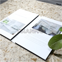 4 Pages Sample Folder Book for Stone Quartz Display