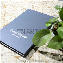 4 Pages Sample Folder Book for Stone Quartz Display