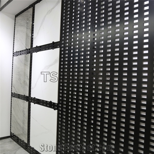 Adjustable Ceramic Punching Display Rack Showroom St-158