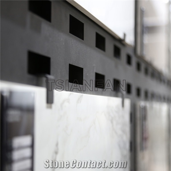 Ceramic Tile Display Racks with Steel for Logo Printed