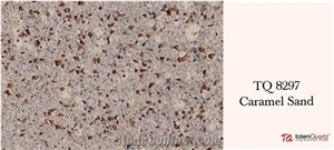 8297 Caramel Sand Quartz Stone