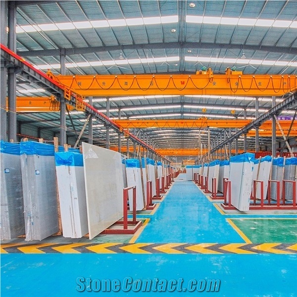 Blue Artificial Stone Marble Slab Tile