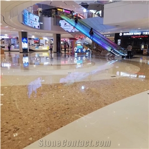 Brown Artificial Stone Marble Floor Tile Table Slab