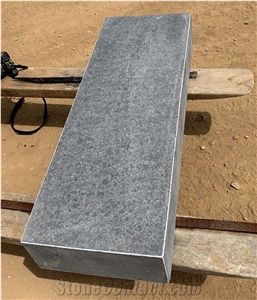 Black Basalt Block Step Flamed