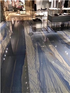 Azul Macaubas Quartzite Slabs & Tiles