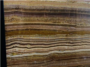 Brown Onyx Slabs & Tiles