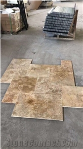 China Beige Limestone Floor Pattern