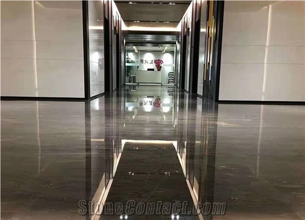 China Black Limestone Slabs & Tiles