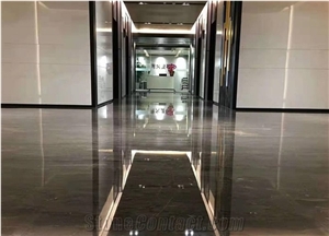 China Black Limestone Slabs & Tiles