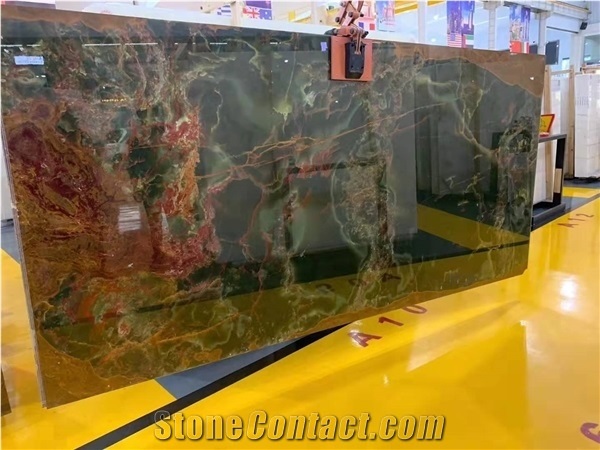 Green Onyx Slabs & Tiles
