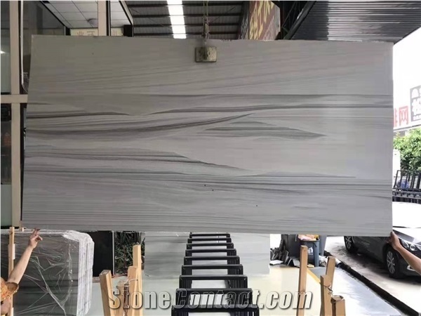 Grey Wood Grain Marble Tiles, China Grey Marble