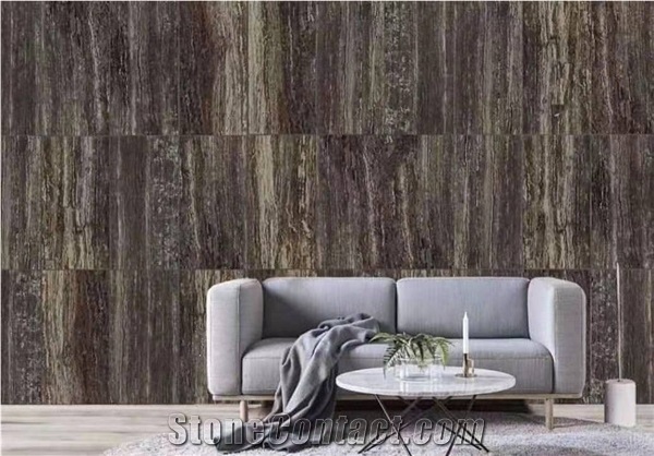 Iran Silver Travertine Slabs & Tiles