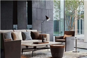 Lava Stone Basalt Tiles, China Black Basalt