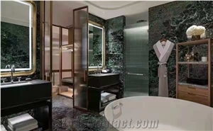 Prada Serpentine Green Marble Vanity Tops