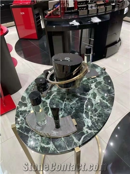Prada Serpentine Green Marble Vanity Tops