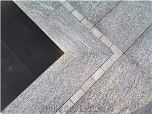 Sesame Black Granite Tiles, China Grey Granite Sesame Black Granite Tiles, China Grey Granite