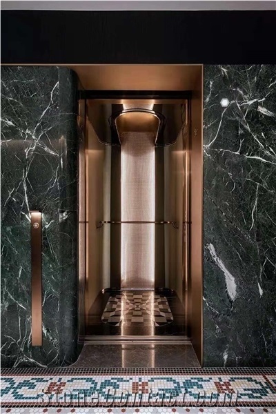 Verde Guatemala Marble Floor Tiles