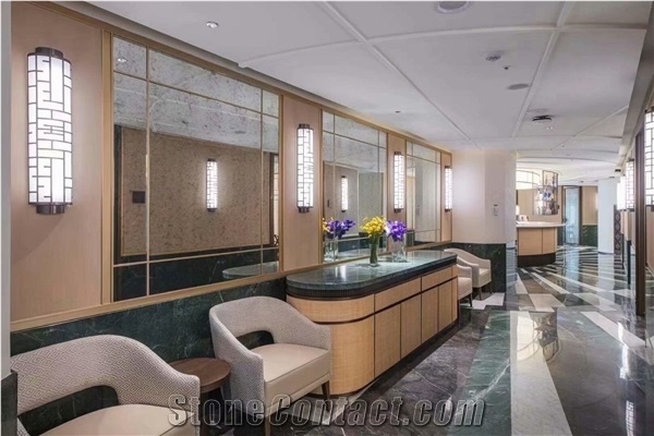 Verde Guatemala Marble Floor Tiles