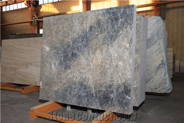 Golden Gray Marble Slabs