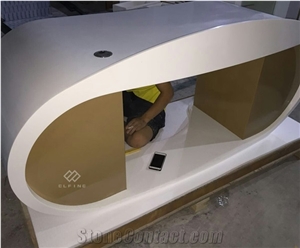China Artificial Marble White New Design Office Desk