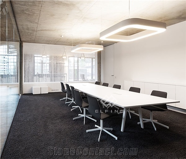 High End New Style Artificial Marble Conference Table for 16 Person