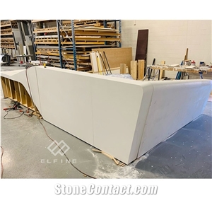 Led Artificial Marble Factory Price Salon Reception Desk