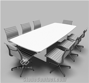 New Product Artificial Marble White Office Conference Table