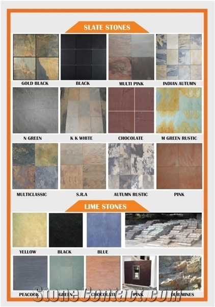 Slate Tiles, Slate Stone Wall and Foor Tiles