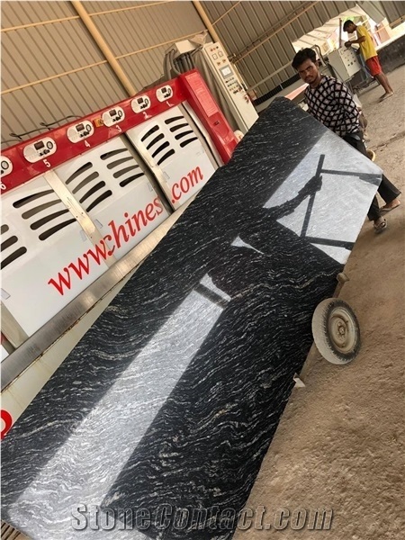 Black Marquino Granite Slabs