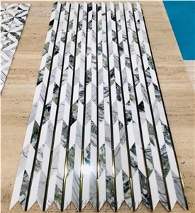 Cold Jade Marble Mosaics for Backsplash