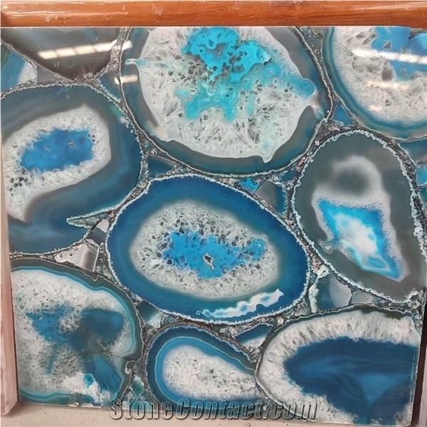 Green Semiprecious Stone for Wall Tile