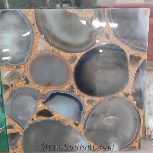 Green Semiprecious Stone for Wall Tile