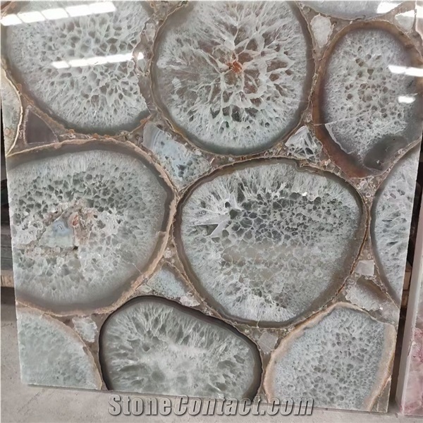 Pink Semiprecious Stone for Floor Tile