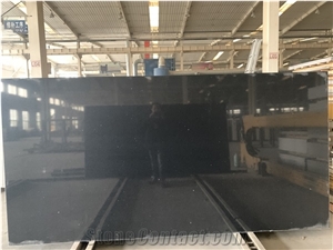 Balck Sparkle Quartz Slabs Engineer Stone for Kitchen Slabs