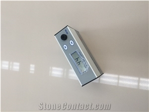 Beige Quartz Solid Surface Stones for Wall Claddding