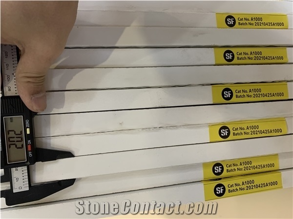 Pure White Quartz Stone Slabs for Countertop and Ketchen Slab