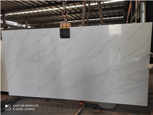 Quartz Stone for Countertop Of Calacatta White Slabs